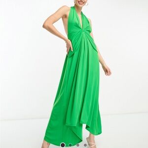 Elegant Green Evening Gown